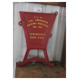 THE AMERICAN CAST IRON NAME PLATE