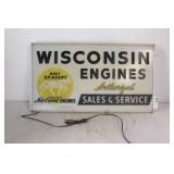 WISCONSIN ENGINES ILLUMINATED SIGN