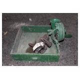 2  ANTIQUE HAND CRANK CORN SHELLERS