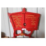 FERTILIZER GRAIN DRILL PLATE