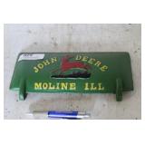 JOHN DEERE CAST IRON NAME PLATE