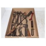 BOX OF SPECIALITY AGRICULTURAL TOOLS