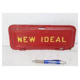 NEW IDEAL CAST IRON NAME PLATE