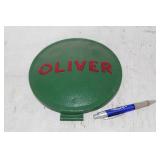 OLIVER METAL NAME PLATE