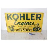 KOHLER ENGINES METAL ONE SIDED SIGN