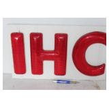 INTERNATIONAL HARVESTER PLASTIC LETTERS
