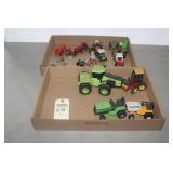 2 FLATS OF MINITURE TRACTORS, LAWN MOWER