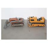HUBLEY BULLDOZER, REPAIRED TRACKS