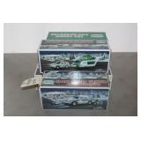 5 HESS TRUCKS, VARIOUS YEARS