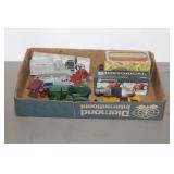 COLLECTION OF MINI TRACTOR, TRUCKS, DOORS