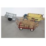 WAGON, HUBLEY TRAILER, EARTH PAN