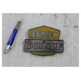 BMC DIESEL NAME PLATE