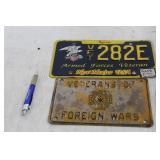 VETERAN LICENSE PLATES