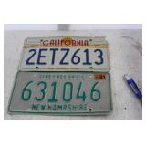 LICENSE PLATES