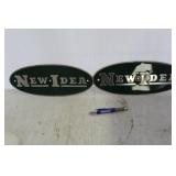NEW IDEA NAME PLATE