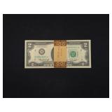 (50) CONSECUTIVE SERIAL NUMBER $2 NOTES