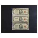 (3) US $100 NOTES, SERIES 1966