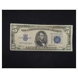 US $5 SILVER CERTIFICATE, SERIES 1934