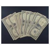 (20) US 1957 SERIES $1 SILVER CERTIFICATES