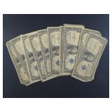 (11) US SERIES 1935, $1 SILVER CERTIFICATES