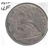 1872 SEATED HALF DOLLAR