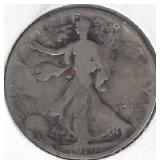 2 - WALKING LIBERTY HALF DOLLARS
