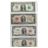 4 US NOTES (SEE DESCRIPTION)
