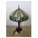 LEADED GLASS LAMP