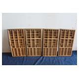 4 LETTERPRESS TYPE CASES