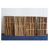 4 LETTERPRESS TYPE CASES