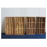 4 LETTERPRESS TYPE CASES