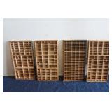 4 LETTERPRESS TYPE CASES