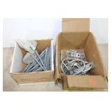 VARIOUS SCREWS, BOLTS AND SAW BLADES