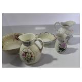 3 PITCHER AND 2 BOWLS