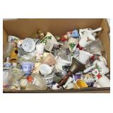 COLLECTION OF GLASS, PORCELAIN & METAL  BELLS