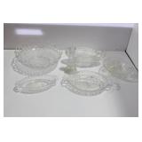 COLLECTION OF CUT GLASS
