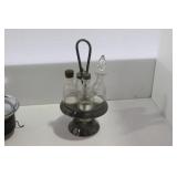 LARGE GROUPING OF SILVER PLATED ITEMS