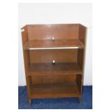 WOODEN SHELVING UNIT
