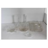 COLLECTION OF CUT GLASSWARE