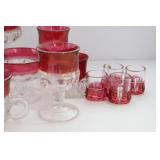 KINGS CROWN THUMBPRINT GLASSWARE