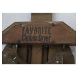GARDEN PLANTER AND "FAVORITE" CLOTHES DRYER
