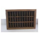 WOODEN DISPLAY CASE