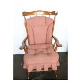 CUSHIONED ROCKING CHAIR
