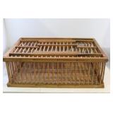 WOODEN CHICKEN CRATE