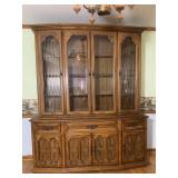 2 PIECE LIGHTED CHINA CABINET