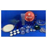 VINTAGE GLASSWARE LOT