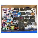 RAILROAD BELT BUCKLES & PATCH LOT