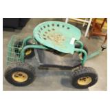 GARDEN CART - METAL AND PLASTIC