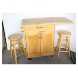 ROLLING KITCHEN CABINET