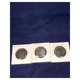 1820, 1847, 1848 US LARGE CENTS
